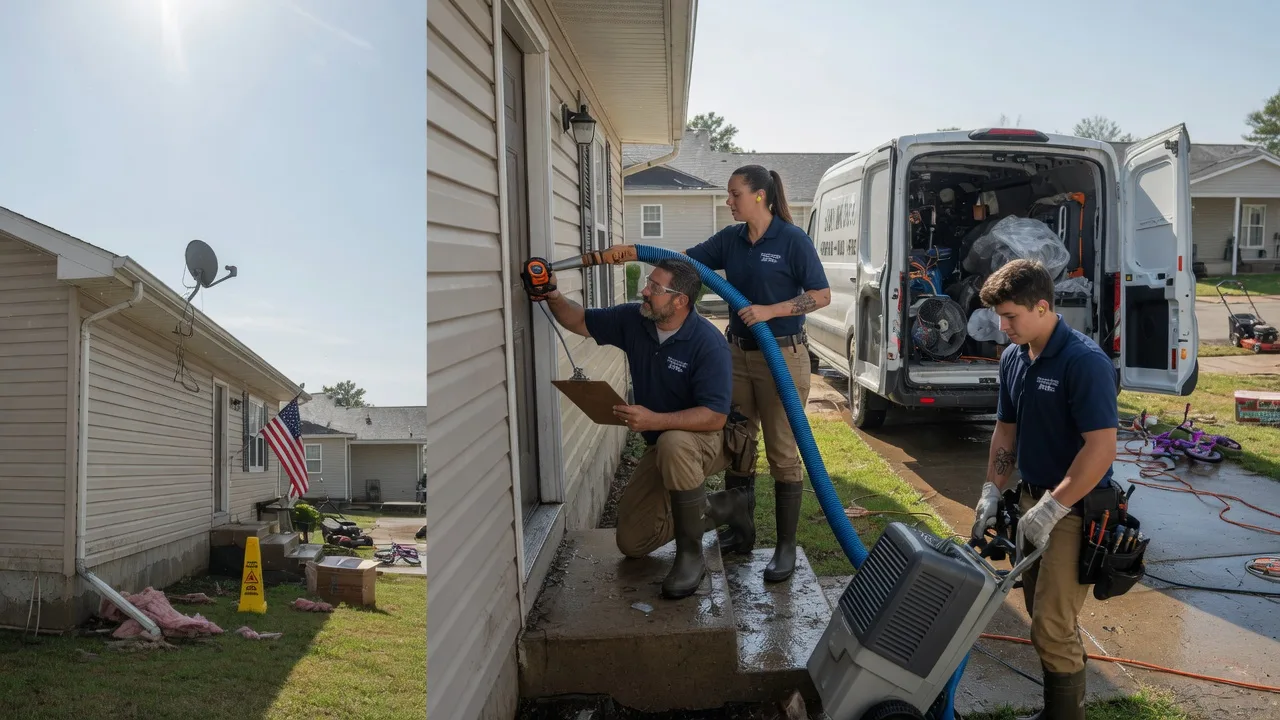 Ceiling Water Damage Restoration in Henderson, MD near me